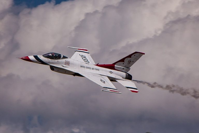 Thunderbirds at Hill Air Force base air show