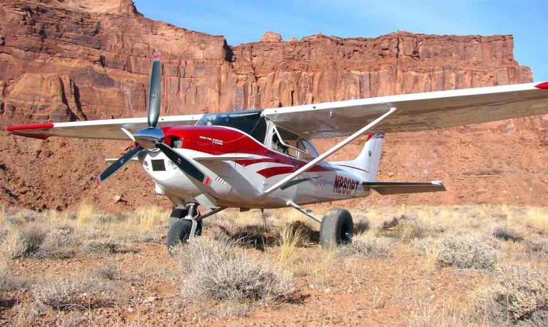 Landing at an aistrip in the San Rafael Swell of Southern Utah - King Katmai: Unbeatable Safety and Performance