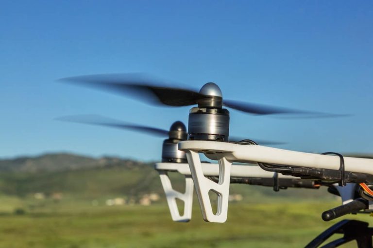Photo of propellers on a drone, that are fast becoming part of the general aviation world.