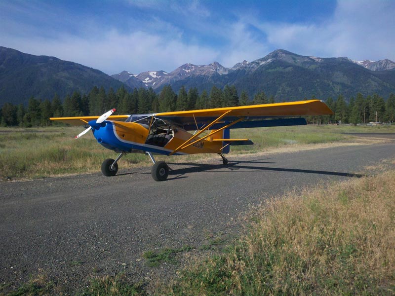 The Kitfox 7 experimental kit build at Joseph, Oregon