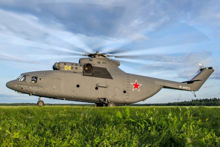 The Mi-26, the world's largest helicopter