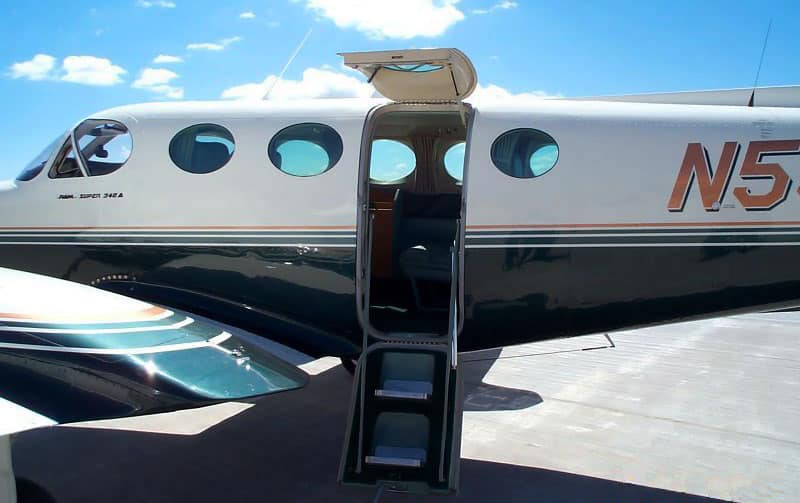 The door on a Cessna 340 A