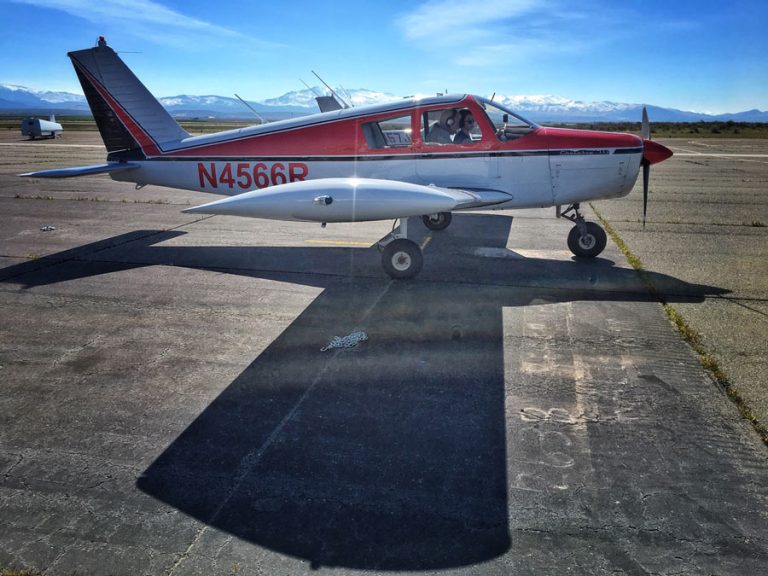 A Piper Cherokee, part of a flying club that serves as an alternative for people looking for aircraft for sale near Reno, Minden, or Tahoe.